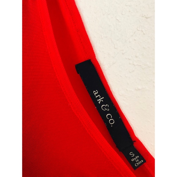 Ark & Co Red One Shoulder Dress - Picture 4 of 4